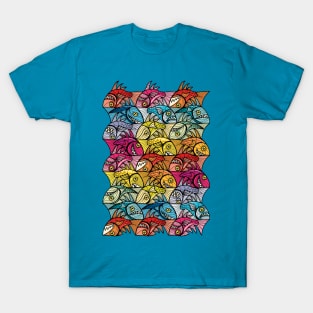 Escher Style fish T-Shirt